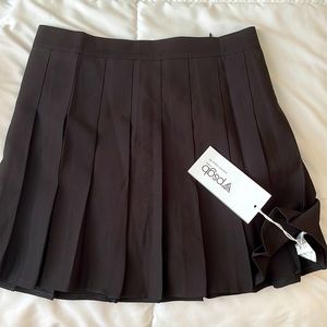 PSGB Pleated Black Skirt
